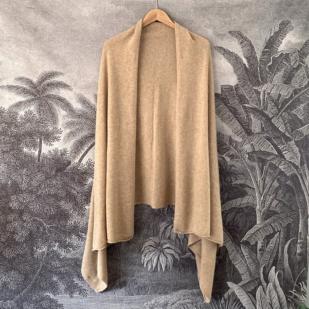 New oversized J. Crew cashmere wrap